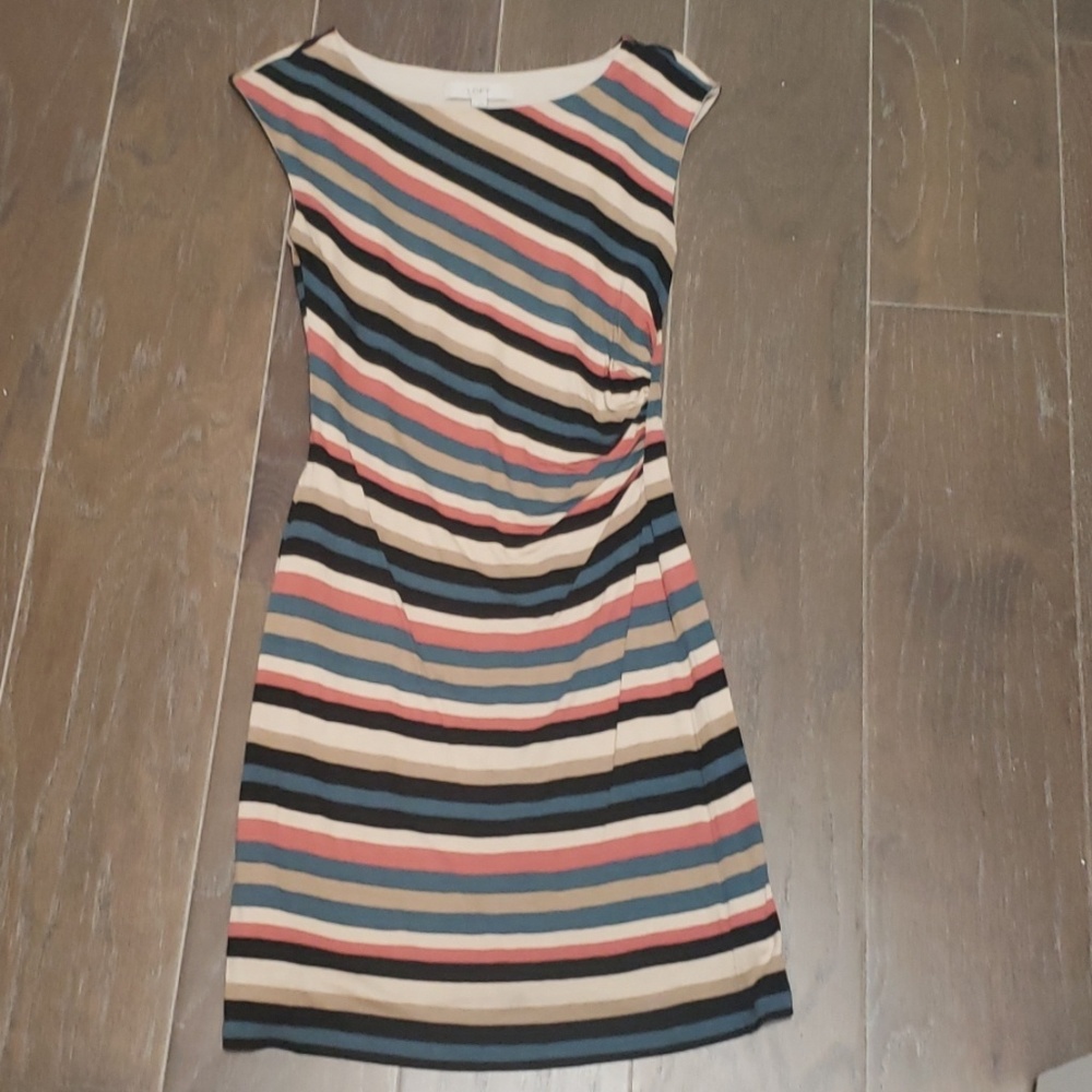 NWOT Loft Striped Dress